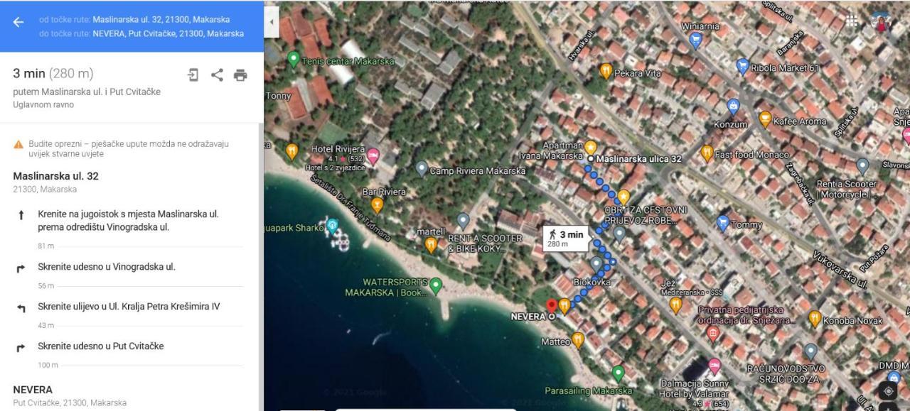 Apartman Ivana Hotel Makarska Exterior photo